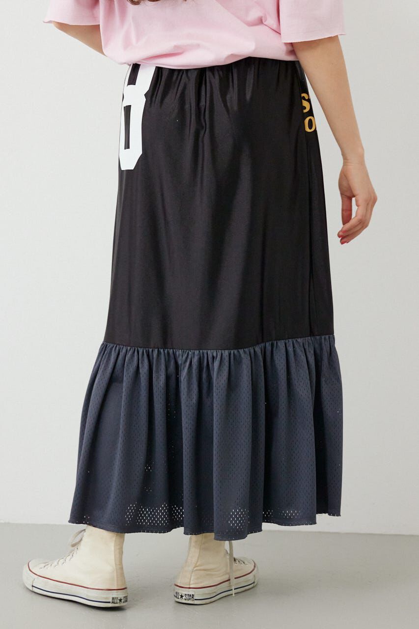 RODEO CROWNS「＜WEB先行アイテム＞リメイク GAMEティアードスカート」|スカート|