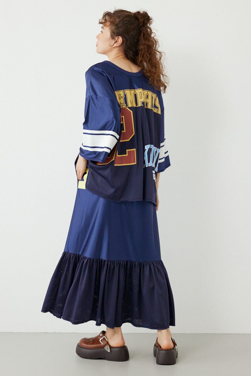 RODEO CROWNS「＜WEB先行アイテム＞リメイク GAMEティアードスカート」|スカート|