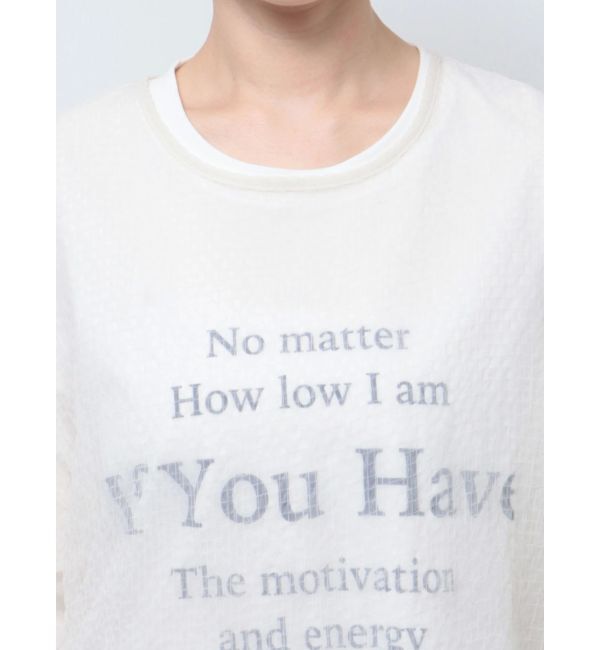 CALNAMUR「SHEER PLEATED LAYERED TEE/シアープレーテッドレイヤードTシャツ」|Tシャツ・カットソー|