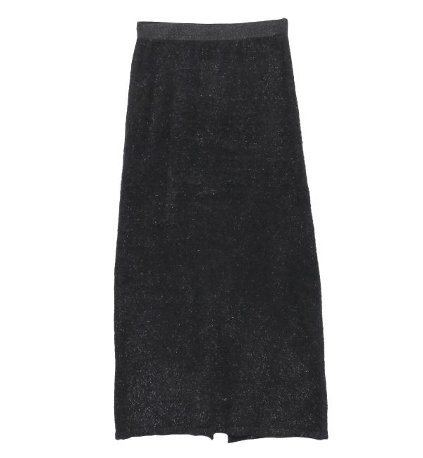CALNAMUR「GLITTER SHAGGY KNIT SK/グリッターシャギーニットスカート」|スカート|