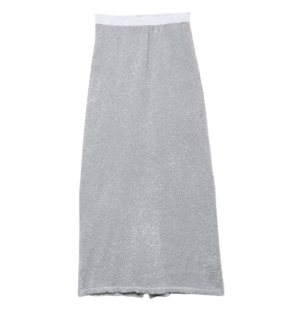 CALNAMUR「GLITTER SHAGGY KNIT SK/グリッターシャギーニットスカート」|スカート|
