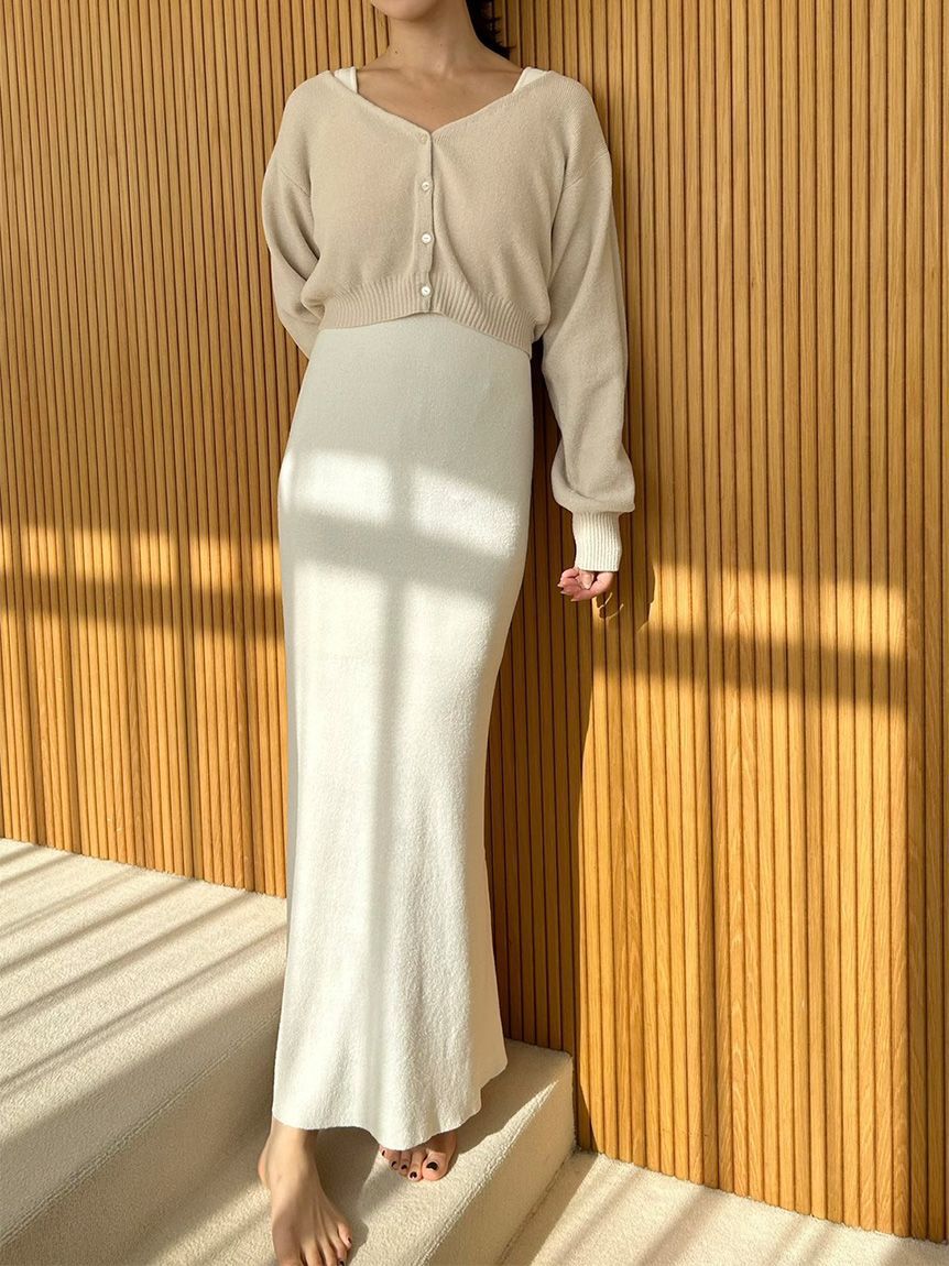 SNIDEL HOME「カーディガン&times;ワンピースセット」|ルームウェア|