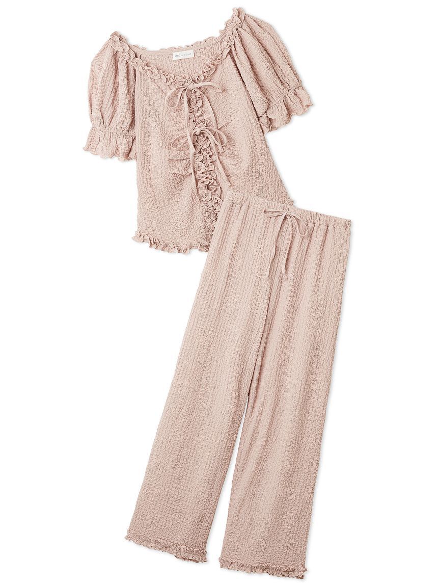 SNIDEL HOME「カットフリルセットアップ」|ルームウェア|