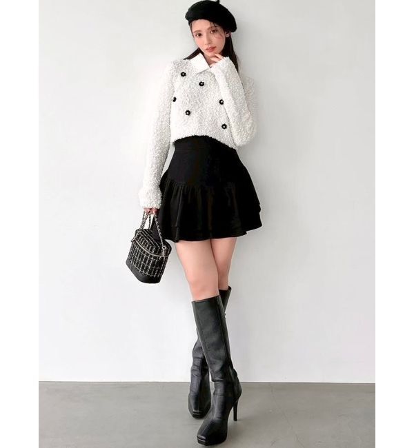 RESEXXY「ラッフルボリュームミニスカート」|スカート|