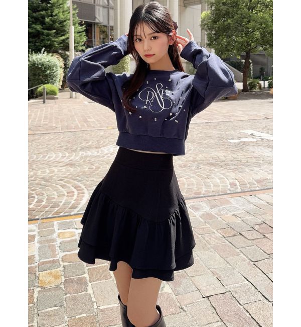 RESEXXY「ラッフルボリュームミニスカート」|スカート|