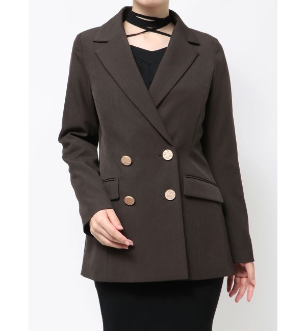 RESEXXY「テーラードミディジャケット」|テーラードジャケット|