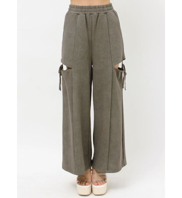 RESEXXY「サイドリボンスウェットパンツ【セットアップ着用可能】」|その他|