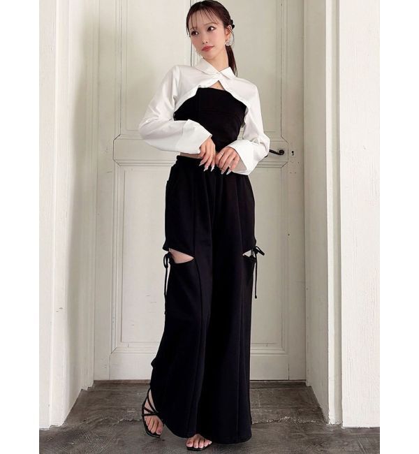 RESEXXY「サイドリボンスウェットパンツ【セットアップ着用可能】」|その他|