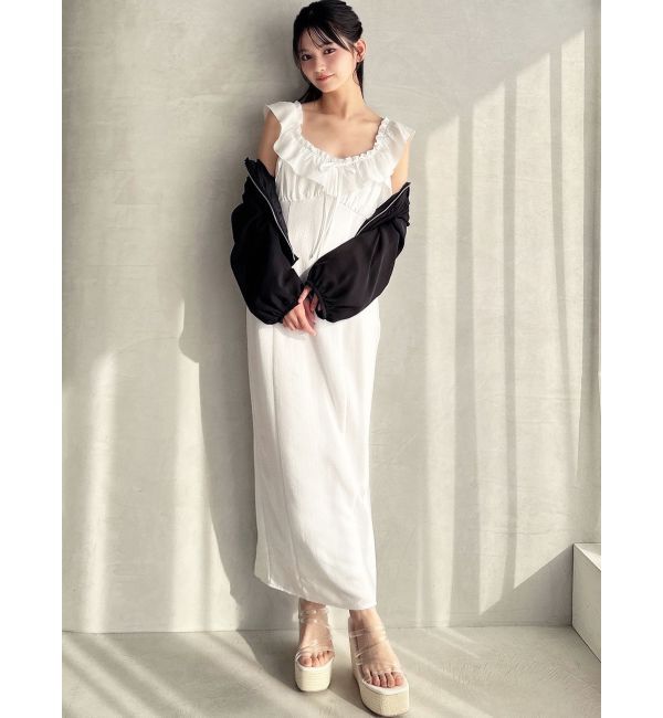 RESEXXY「ギャザークロップドブルゾン」|ブルゾン・スタジャン|