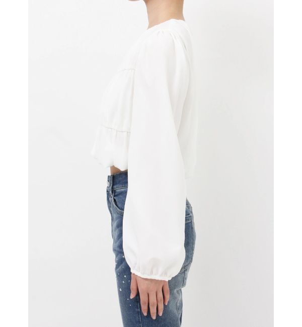 RESEXXY「ギャザークロップドブルゾン」|ブルゾン・スタジャン|