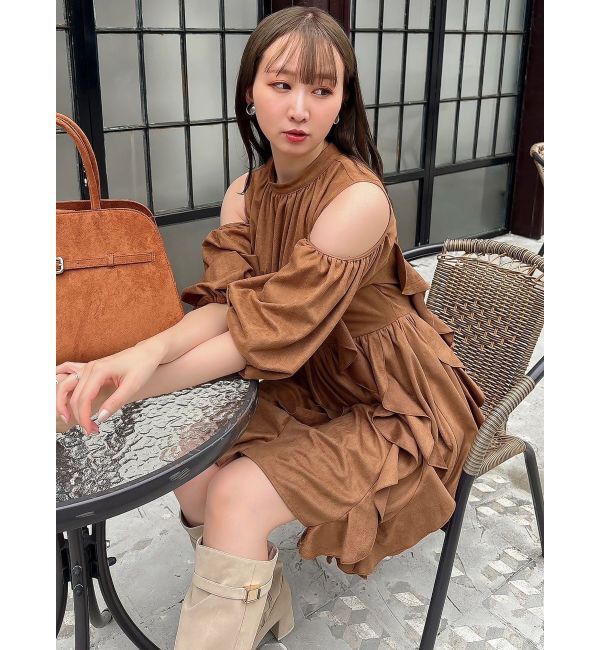 dazzlin「カタアキフリルミニワンピース」|ワンピース|