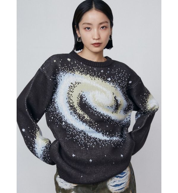 EMODA「スパイラルジャガードニット」|ニット・セーター|