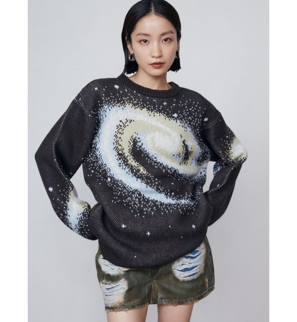 EMODA「スパイラルジャガードニット」|ニット・セーター|