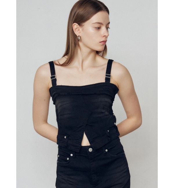 EMODA「デニムキャミサロペット」|ワンピース|