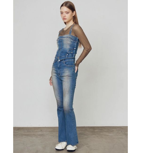 EMODA「デニムキャミサロペット」|ワンピース|