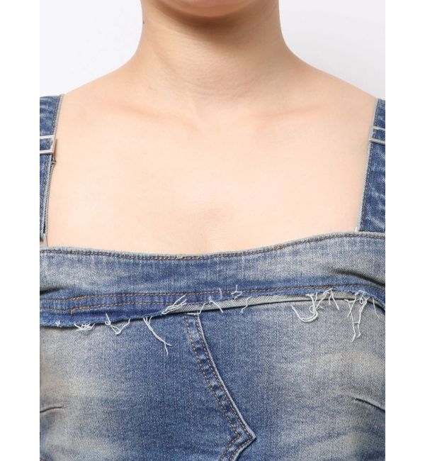 EMODA「デニムキャミサロペット」|ワンピース|