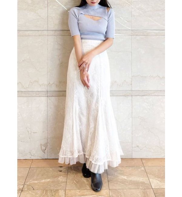 MERCURYDUO「2WAYカットアウトニット」|ニット・セーター|