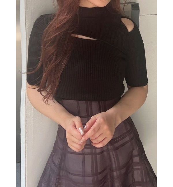 MERCURYDUO「2WAYカットアウトニット」|ニット・セーター|