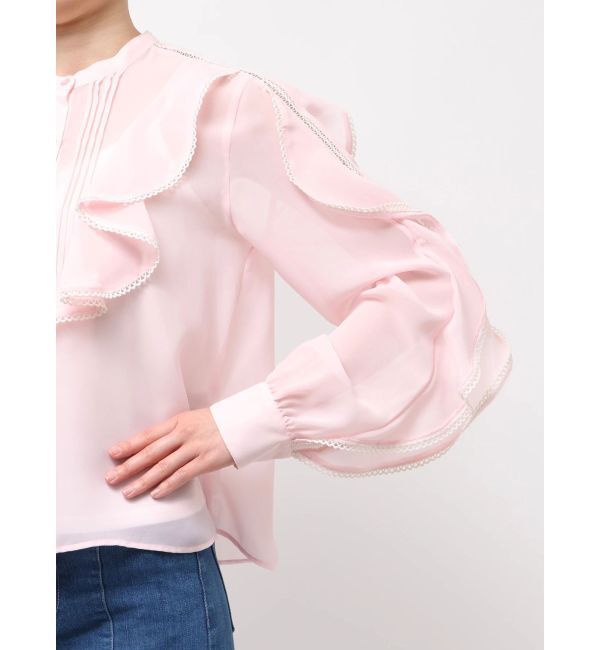MERCURYDUO「ポイントレースブラウス」|シャツ・ブラウス|