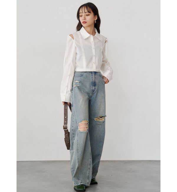 MURUA「カシュクールマルチウェイシャツ」|シャツ・ブラウス|