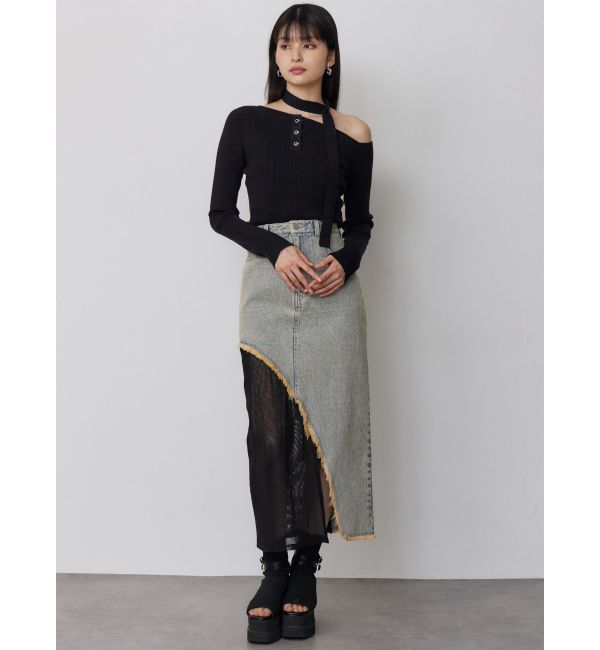 MURUA「ダブルベルトソックブーツ」|ショートブーツ|