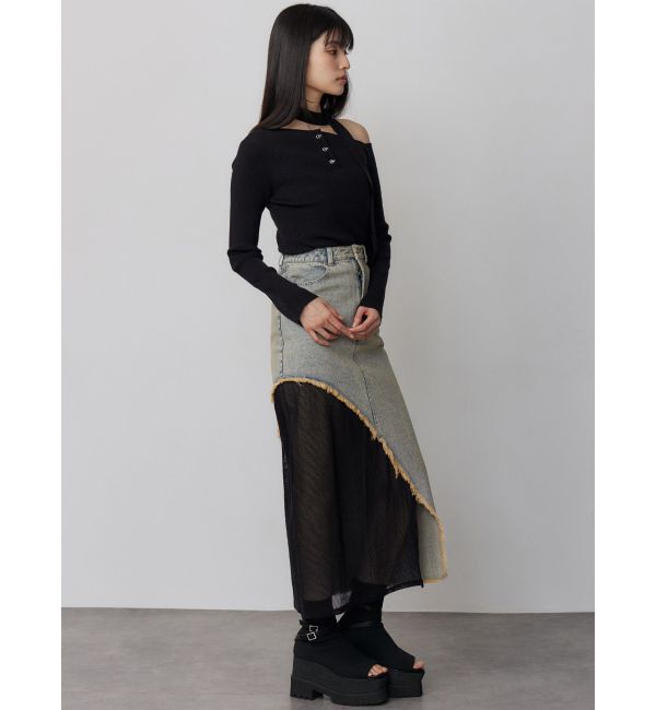 MURUA「ダブルベルトソックブーツ」|ショートブーツ|