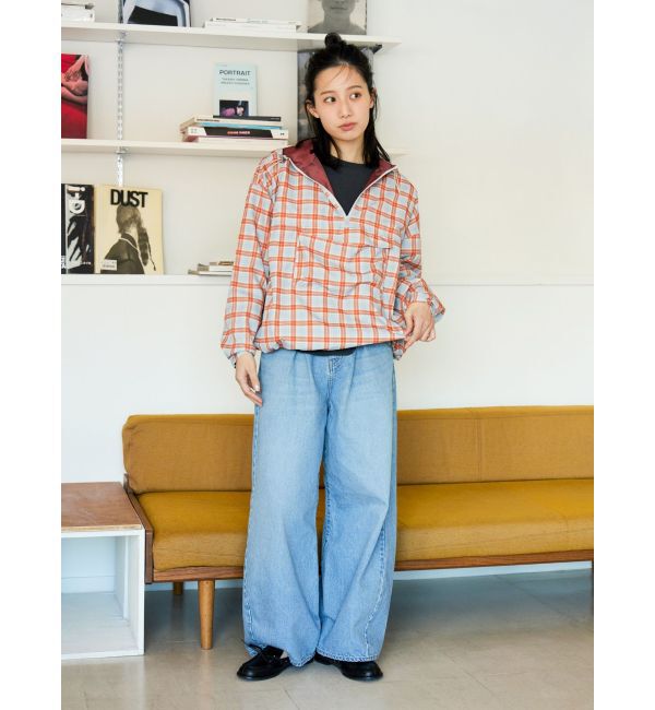 Ungrid「ウエストタックカーブデニム」|デニム|