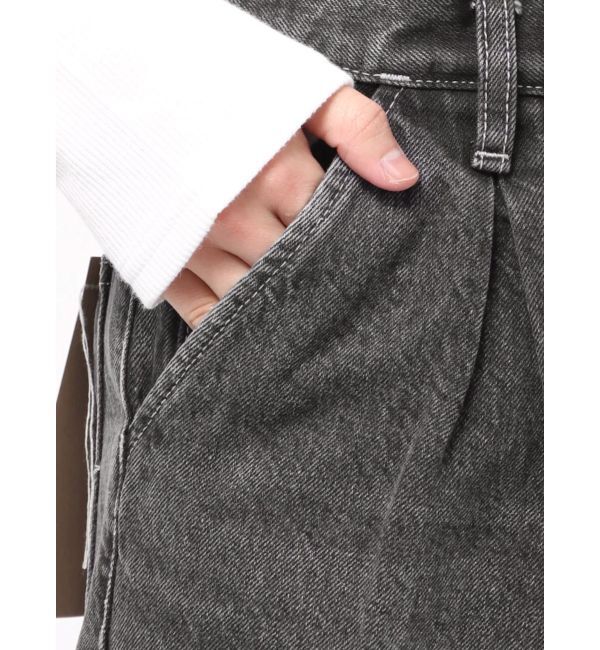 Ungrid「ウエストタックカーブデニム」|デニム|