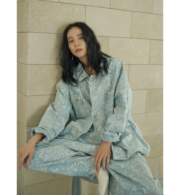 Ungrid「ペイズリーデニムカバーオール」|その他|