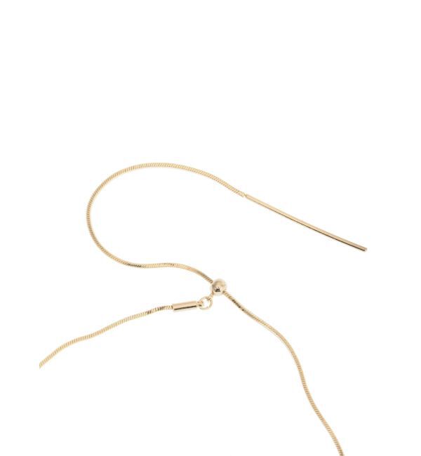 LAGUNAMOON「アシメハートドロストネックレス」|ネックレス|