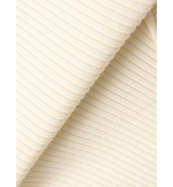 LAGUNAMOON「アシンメトリーリブスリットニットプルオーバー」|ニット・セーター|