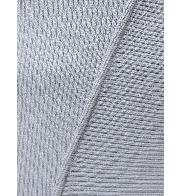 LAGUNAMOON「アシンメトリーリブスリットニットプルオーバー」|ニット・セーター|