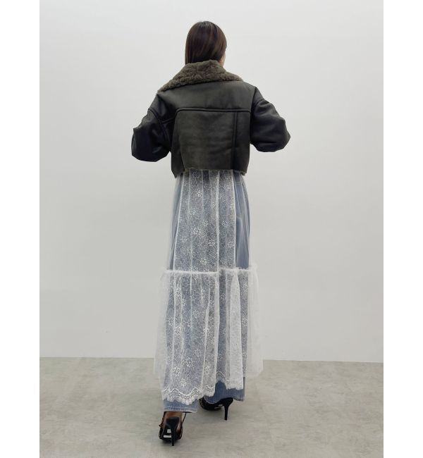 EVRIS「レースコンビロングキャミワンピース」|ワンピース|