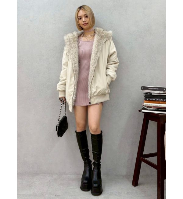 EVRIS「タイトニットミニワンピース」|ワンピース|