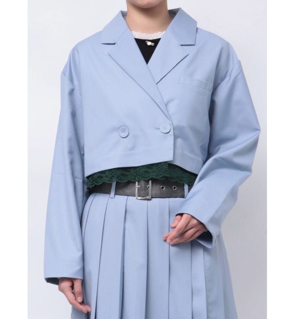 jouetie「ヘムレースショートジャケット【セットアップ対応】」|テーラードジャケット|