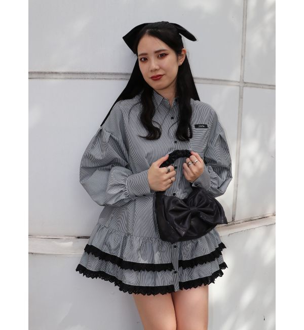 jouetie「ヘムフリルチュニックシャツ」|シャツ・ブラウス|