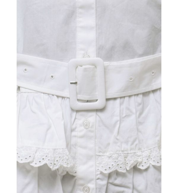 jouetie「ヘムフリルチュニックシャツ」|シャツ・ブラウス|