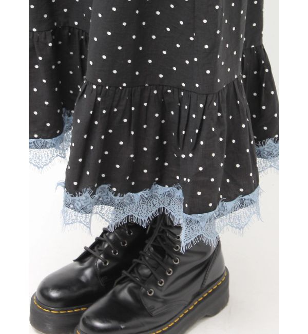 jouetie「レースドッキングフリルキャミワンピース」|ワンピース|