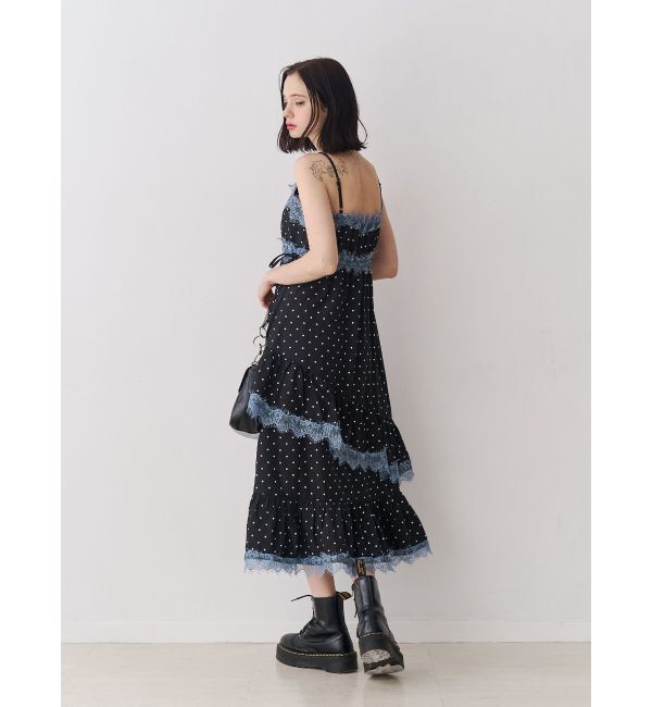 jouetie「レースドッキングフリルキャミワンピース」|ワンピース|