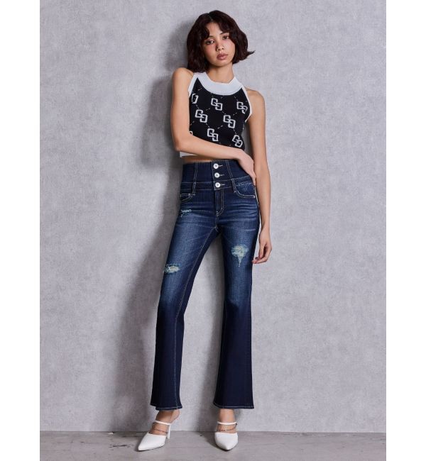 GYDA「GG glitter quiltingアメスリニットトップス」|ニット・セーター|