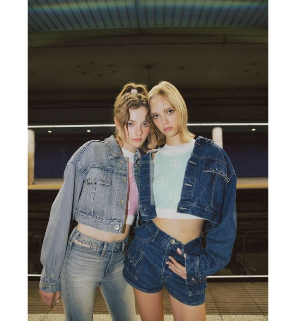 GYDA「GG glitter quiltingアメスリニットトップス」|ニット・セーター|