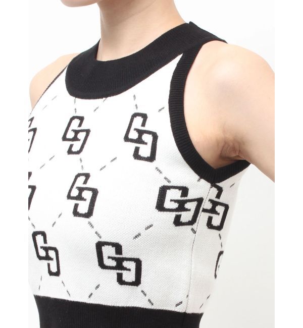 GYDA「GG glitter quiltingアメスリニットトップス」|ニット・セーター|