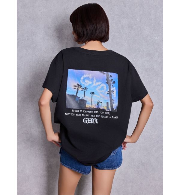 GYDA「LA GYDA CLOUD PHOTO BIG Tシャツ」|Tシャツ・カットソー|