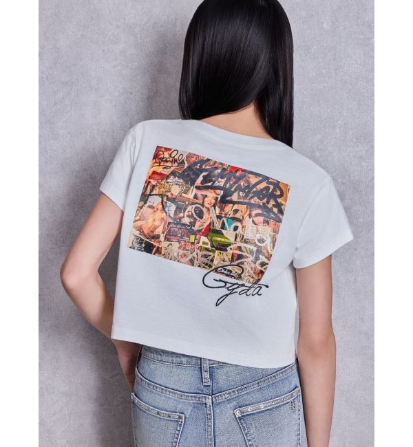 GYDA「sacred edge cross PHOTOショートTシャツ」|Tシャツ・カットソー|オフホワイト