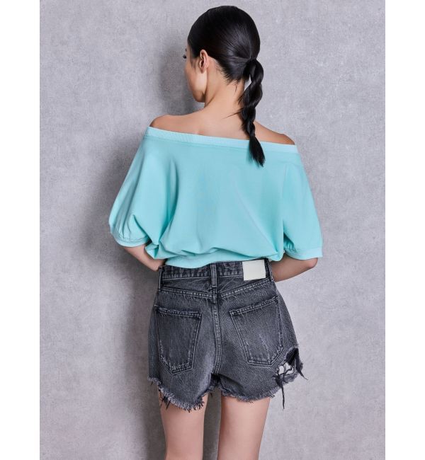 GYDA「GGエンボスオフショルトップス」|Tシャツ・カットソー|