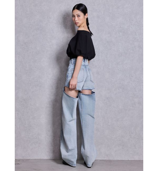 GYDA「GGエンボスオフショルトップス」|Tシャツ・カットソー|