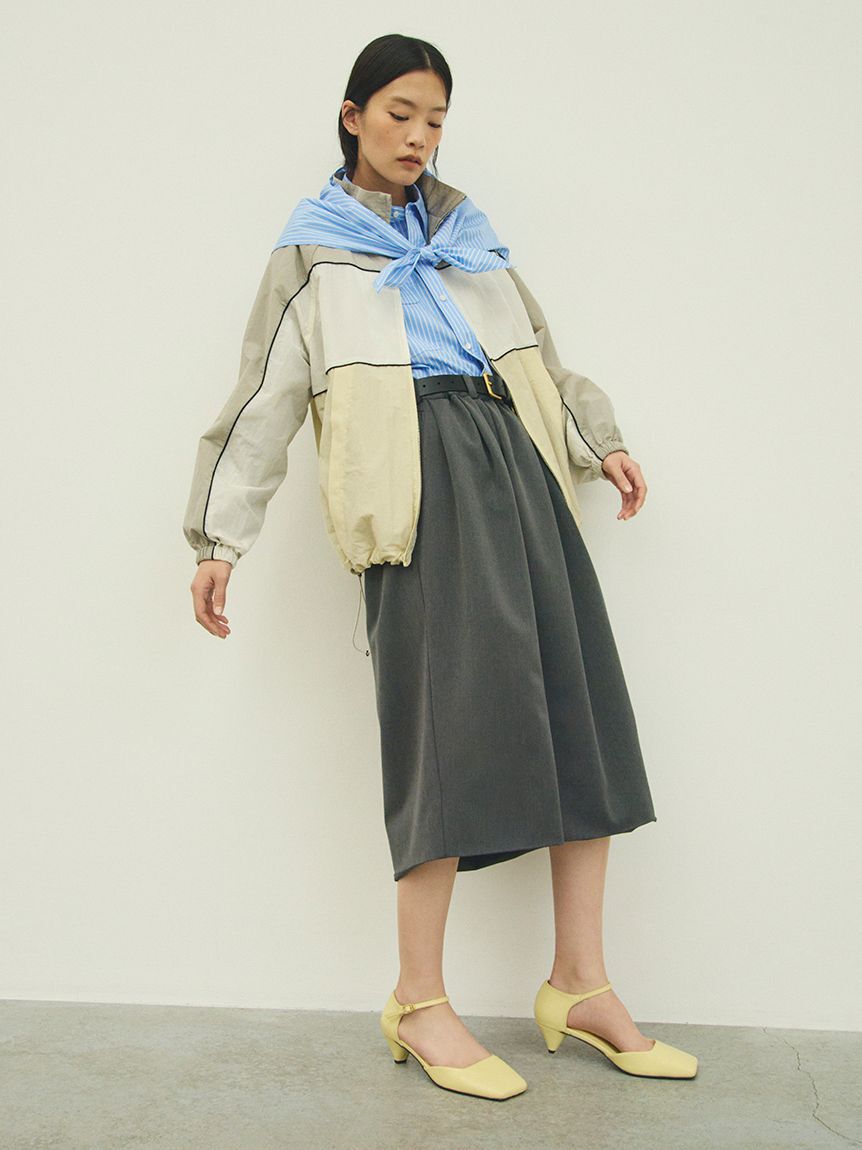 Mila Owen「ナイロントラックジャケット」|ブルゾン・スタジャン|