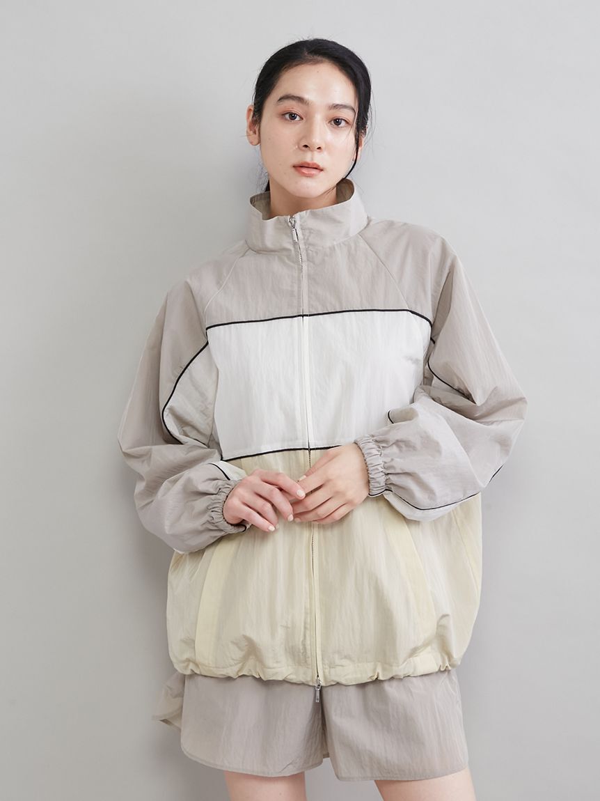 Mila Owen「ナイロントラックジャケット」|ブルゾン・スタジャン|