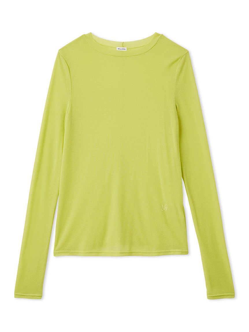 Mila Owen「ウールテンセルシアーロングＴシャツ」|Tシャツ・カットソー|LIME