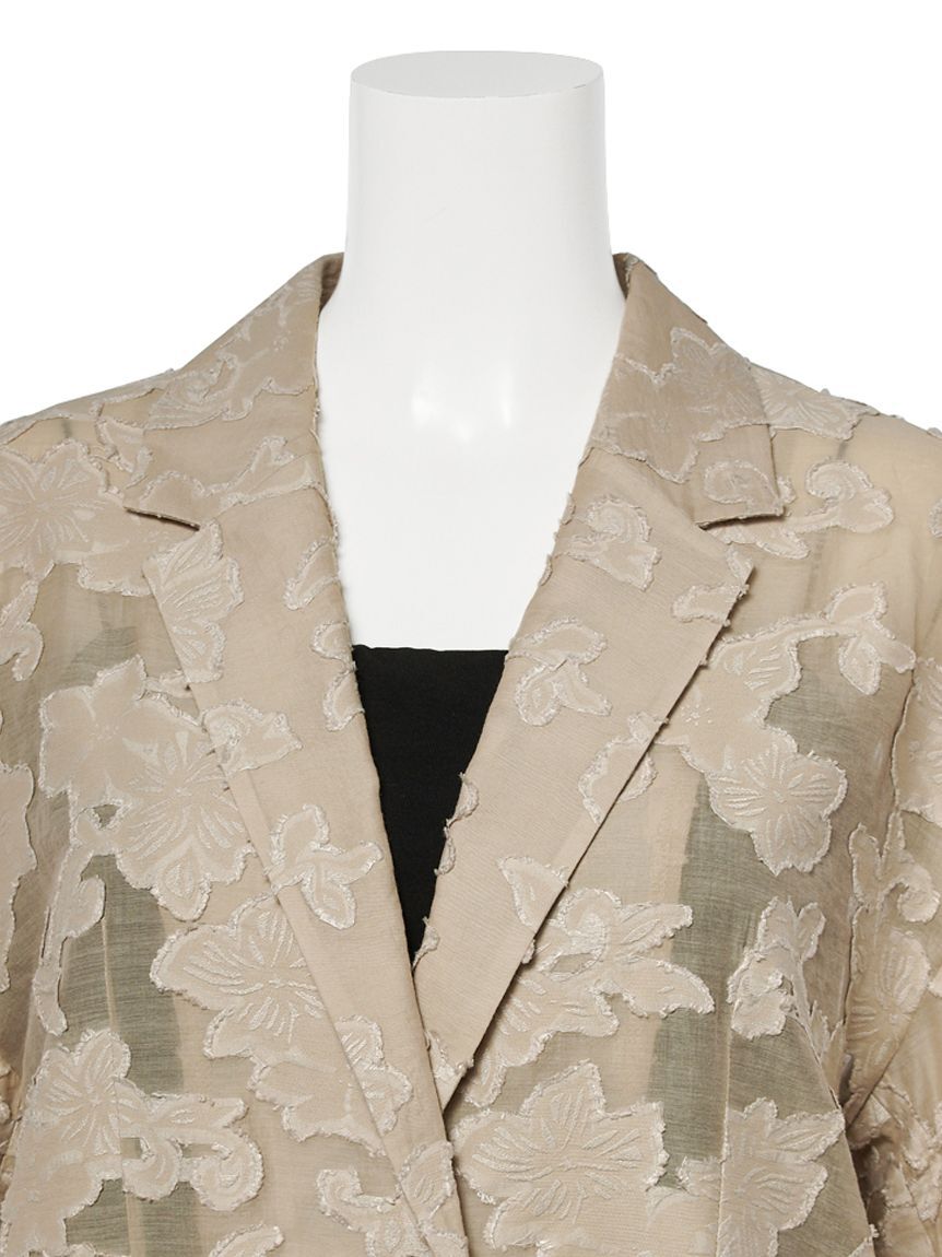 Mila Owen「シアージャガードジャケット」|テーラードジャケット|